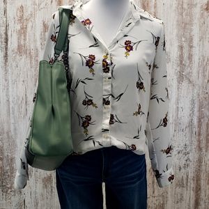 Banana Republic Classic Fit Floral Button Down